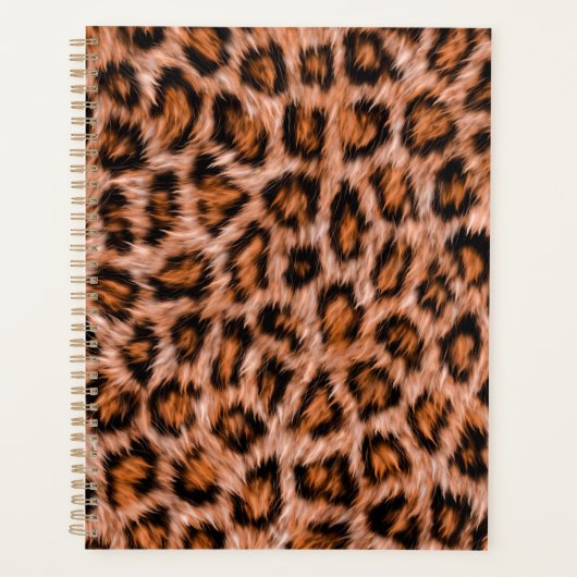 Leopard Jaguar Chat fourrure Brown Motif-24609 (Devant)