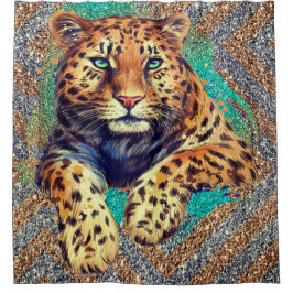 Leopard - Jaguar Shower Curtain Douchegordijn
