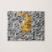 Leopard Jigzaag Puzzle Legpuzzel (Horizontaal)