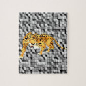 Leopard Jigzaag Puzzle Legpuzzel (Verticaal)