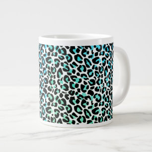 Leopard Jumbo-Mok afdrukken Extra Grote Beker