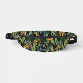 Leopard Jungle Forest Illustration Seamless Custom Heuptasje