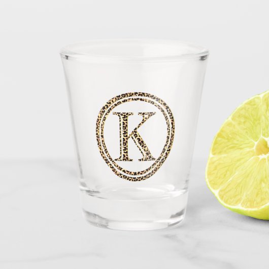 Leopard K Shot Glas (Voorkant)