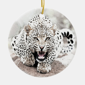 Leopard Keramisch Ornament