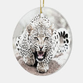 Leopard Keramisch Ornament (Links)