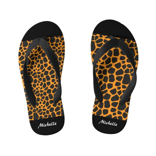 Leopard Kinder Teenslippers (Voetbed)