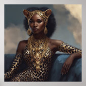 *Leopard Lady- Poster (Voorkant)