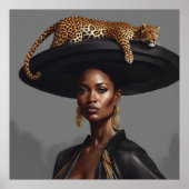 *Leopard Lady- Poster (Voorkant)