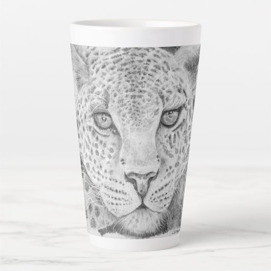Leopard Latte Mok (Voorkant)
