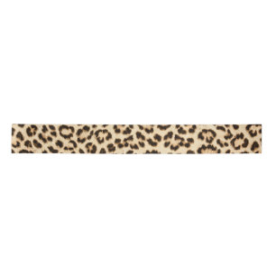 Leopard Lederen Print Patroon Monogram Lint