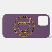 Leopard letter D Case-Mate iPhone Case (Achterkant (horizontaal))