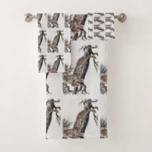 Leopard Lovers Bad Handdoek