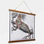 Leopard Lovers Hangend Wandkleed (Gebogen)