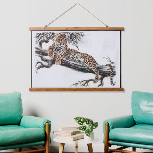 Leopard Lovers Hangend Wandkleed (Woonkamer)