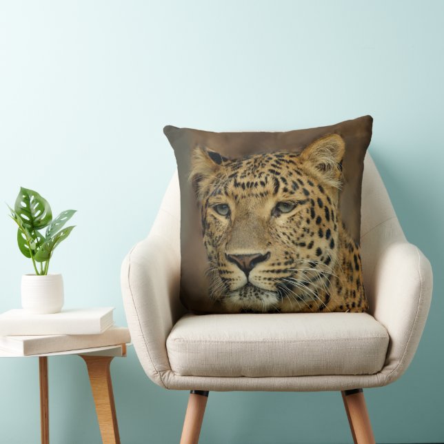 Leopard Lovers Wildlife Kussen (Stoel)