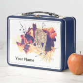 Leopard Lunch Box – Wees moedig Aangepaste Gift (In situ)