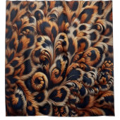 Leopard Luxe: Transformeer uw badkamer met een Douchegordijn (Voorkant)