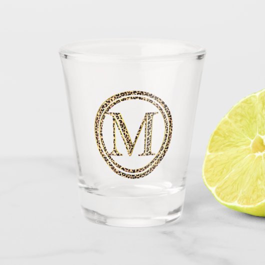 Leopard M Shot Glas (Voorkant)