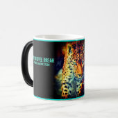 Leopard Magische Mok (Voorkant links)