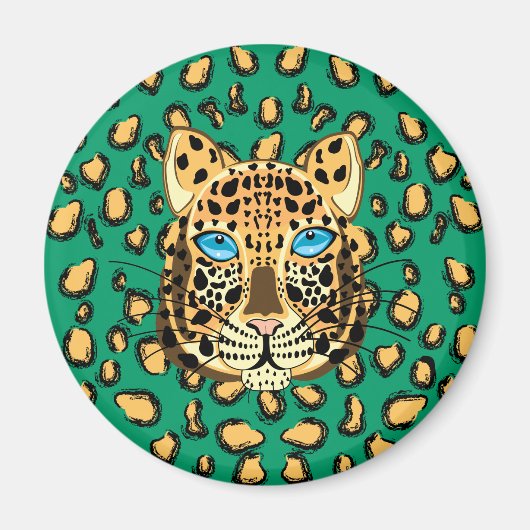 Leopard Magneet (Voorkant)
