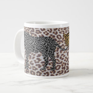 Leopard mania jumbo mug
