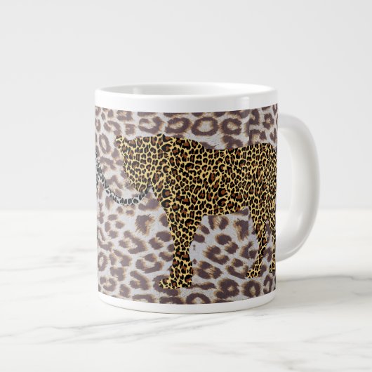 Leopard mania jumbo mug (Devant droit)