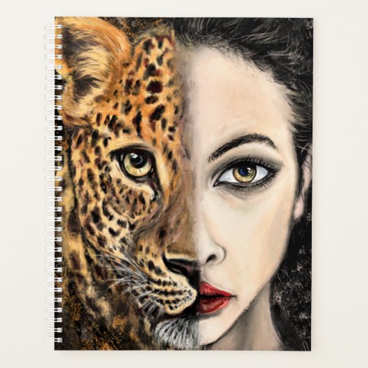 Leopard Meisje Planner (Voorkant)
