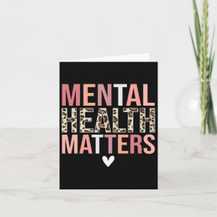 Leopard Mental Health Problems Awareness Month Kaart