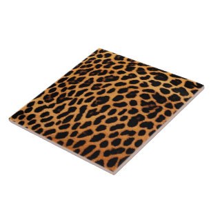 Leopard Modern Cat Animal Print Collectie Tegeltje