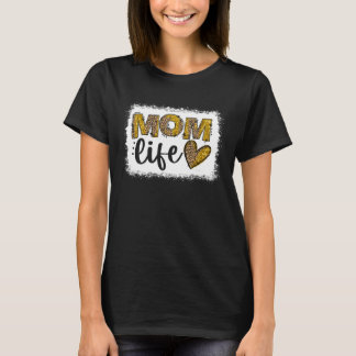 Leopard Moeder Leven Gelukkige Moeders Dag Wereld  T-shirt