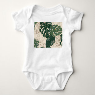 Leopard Monstera: Oerwouden . Romper