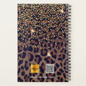 Leopard motif brun bronze noir 2023 (Dos)
