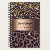 Leopard motif brun bronze noir 2023 (Devant)
