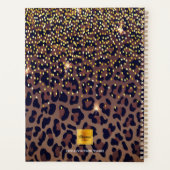 Leopard motif brun bronze noir 2024 (Dos)