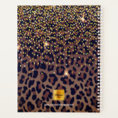 Leopard motif brun noir motivationnel 2023 (Dos)