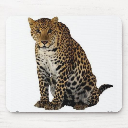 Leopard Mousepad Muismat (Voorkant)