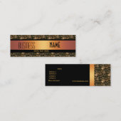 Léopard noir carte de visite (Devant / Derrière)