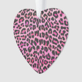 Léopard noir et rose chaud (devant)