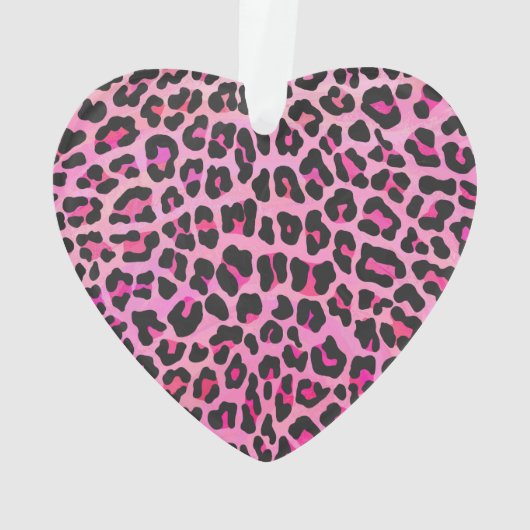 Léopard noir et rose chaud (dos)