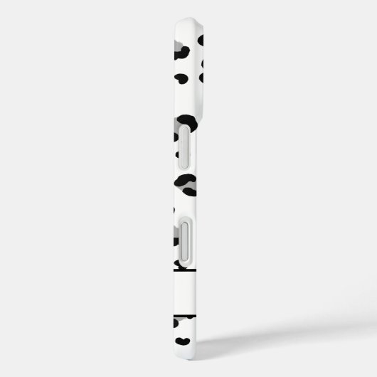 Léopard noir Personnalisé coque iphone moderne (Verso / Droite)