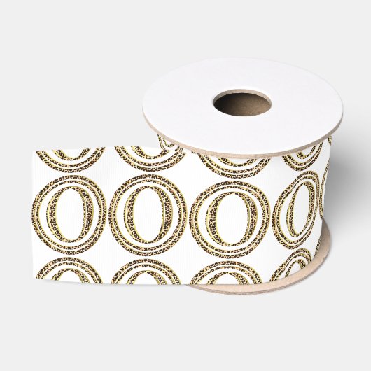 Leopard O Grosgrain Lint (Spoel)