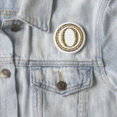 Leopard O Ronde Button 5,7 Cm (In situ)