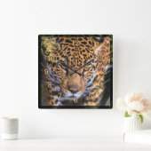 LEOPARD OERWOUD ENCOUNTER VIERKANTE KLOK (Huis)