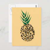 Leopard of anananas? Funny illusion afbeelding Briefkaart (Voorkant / Achterkant)
