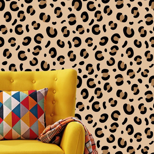 Leopard ontwerp dier print savanne behang (Creator heeft geüpload)