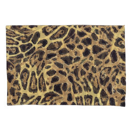 Leopard Paar of Pillowcases, standaardgrootte Kussensloop