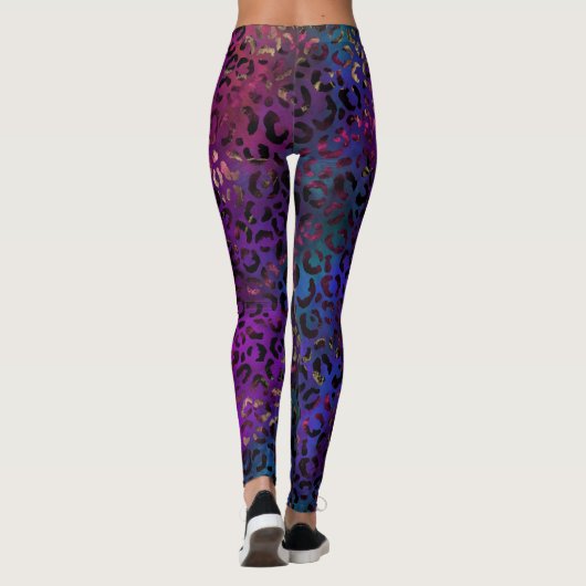 Leopard Paint Series Design 16 Leggings (Dos)