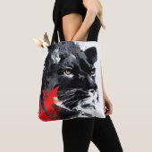 Leopard Panther Wilde Natuur Gratis Spirit Art Bru Draagtas (Dichtbij)