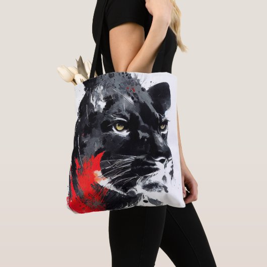 Leopard Panther Wilde Natuur Gratis Spirit Art Bru Draagtas (Dichtbij)