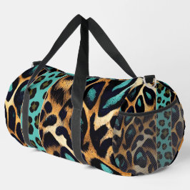 LEOPARD patroon - Duffel Bag Plunjezak